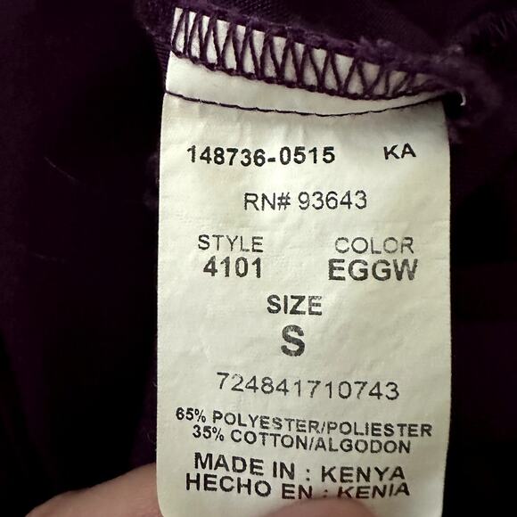 Cherokee‎ Workwear-Women's Small-3-Pocket Flare Leg Drawstring Scrub Pants-EUC - Picture 6 of 6